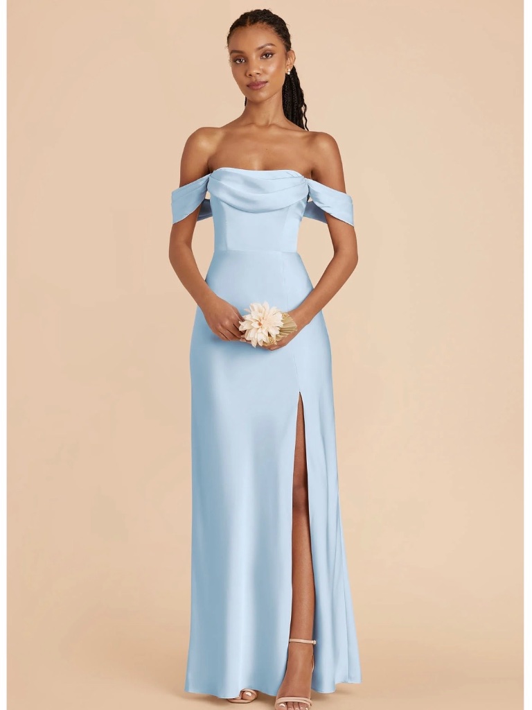 Sky Blue Bridesmaid Dress